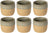 Costa Nova Bekers Arenito Sage Green 360 ml - 6 styk