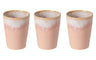 Costa Nova Bekers Grespresso Soft Pink 375 ml - 3 stuks