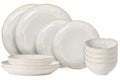 Costa Nova Spisestel Casafina Eivissa Sand Beige 12-delt / 4 personer - 4 middagstallerkener, 4 morgenmadstallerkener & 4 skåle