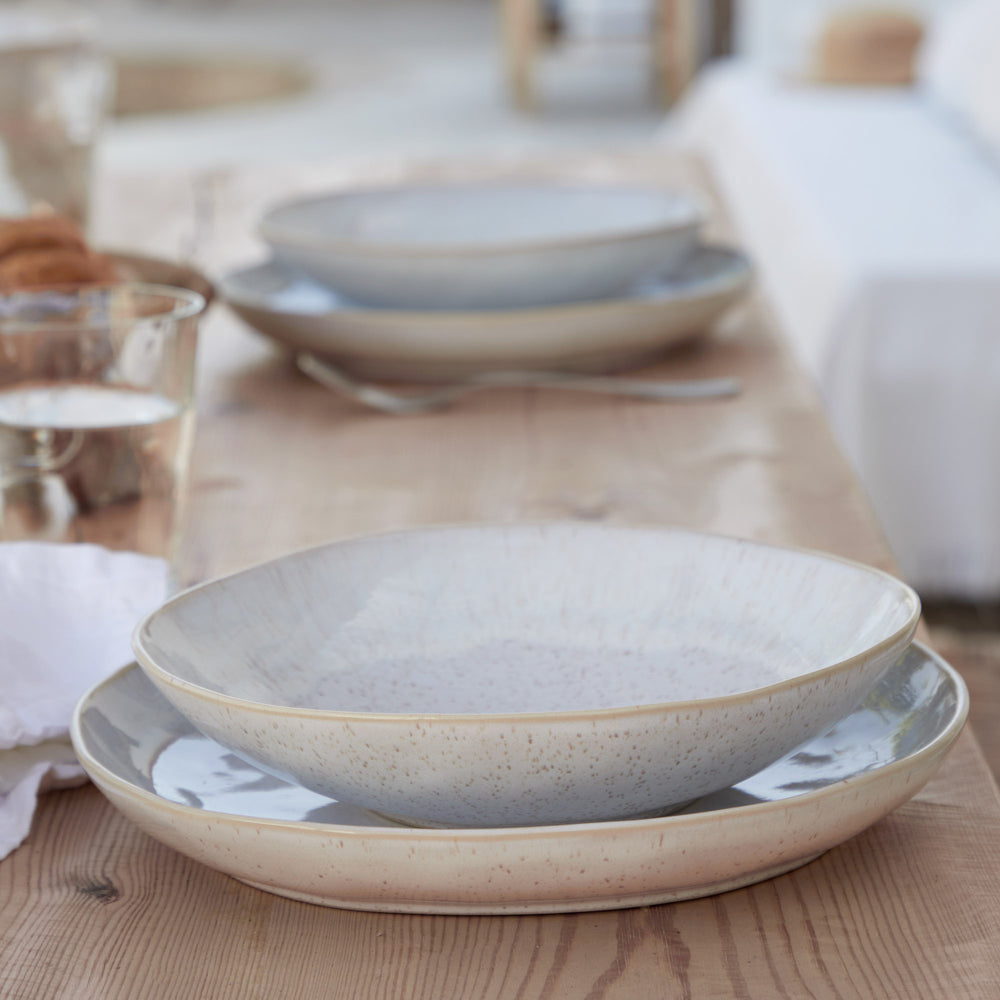 Costa Nova Dybe Tallerkener / Pastatallerkener Casafina Eivissa Sand Beige ø 23 cm - 6 stk.