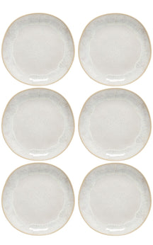 Costa Nova Morgenmadstallerkener / Desserttallerkener Casafina Eivissa Sand Beige ø 22 cm - 6 stk.