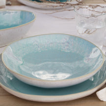 Costa Nova Dybe Tallerkener / Pastatallerkener Casafina Eivissa Sea Blue ø 23 cm - 6 stk.