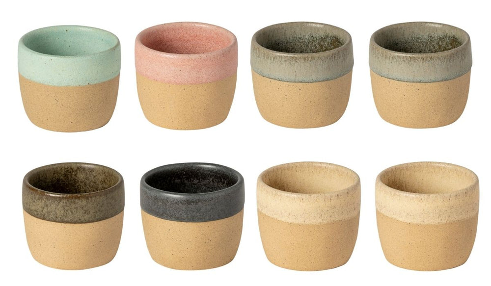 Costa Nova Espresso Kopper Arenito Multicolor 65 ml - 8 stk - Gaveæske