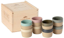 Costa Nova Espresso Kopper Arenito Multicolor 65 ml - 8 stk - Gaveæske