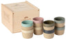 Costa Nova Espresso Kopper Arenito Multicolor 65 ml - 8 stk - Gaveæske