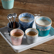 Costa Nova Koffiekopjes Grespresso Denim 190 ml - 8 styk - Gaveæske