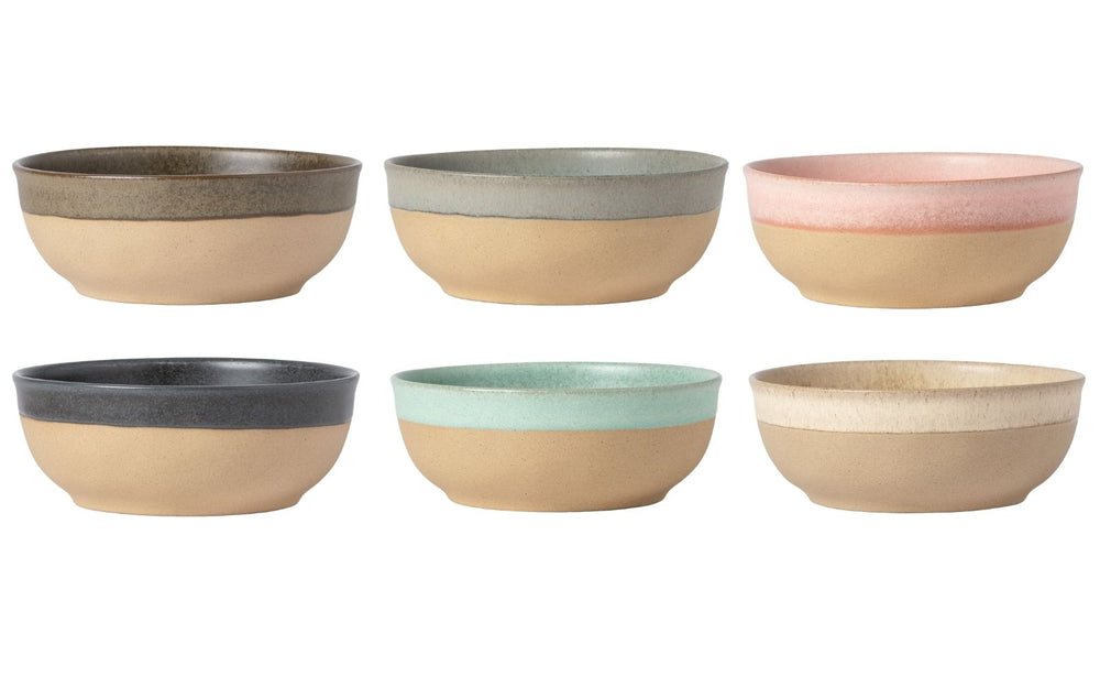 Costa Nova Poke Bowls / Skåle Arenito Multicolor ø 19 cm - 6 stk.
