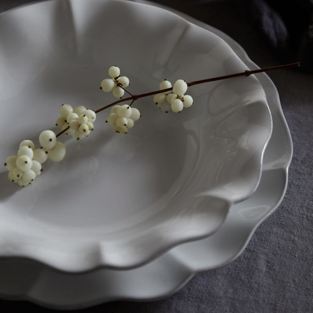 Costa Nova Dybe Tallerkener / Pastatallerkener Rosa White ø 25 cm - 6 stk.