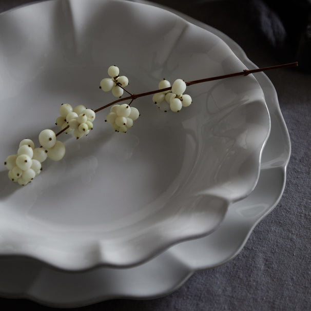 Costa Nova Dybe Tallerkener / Pastatallerkener Rosa White ø 25 cm - 6 stk.
