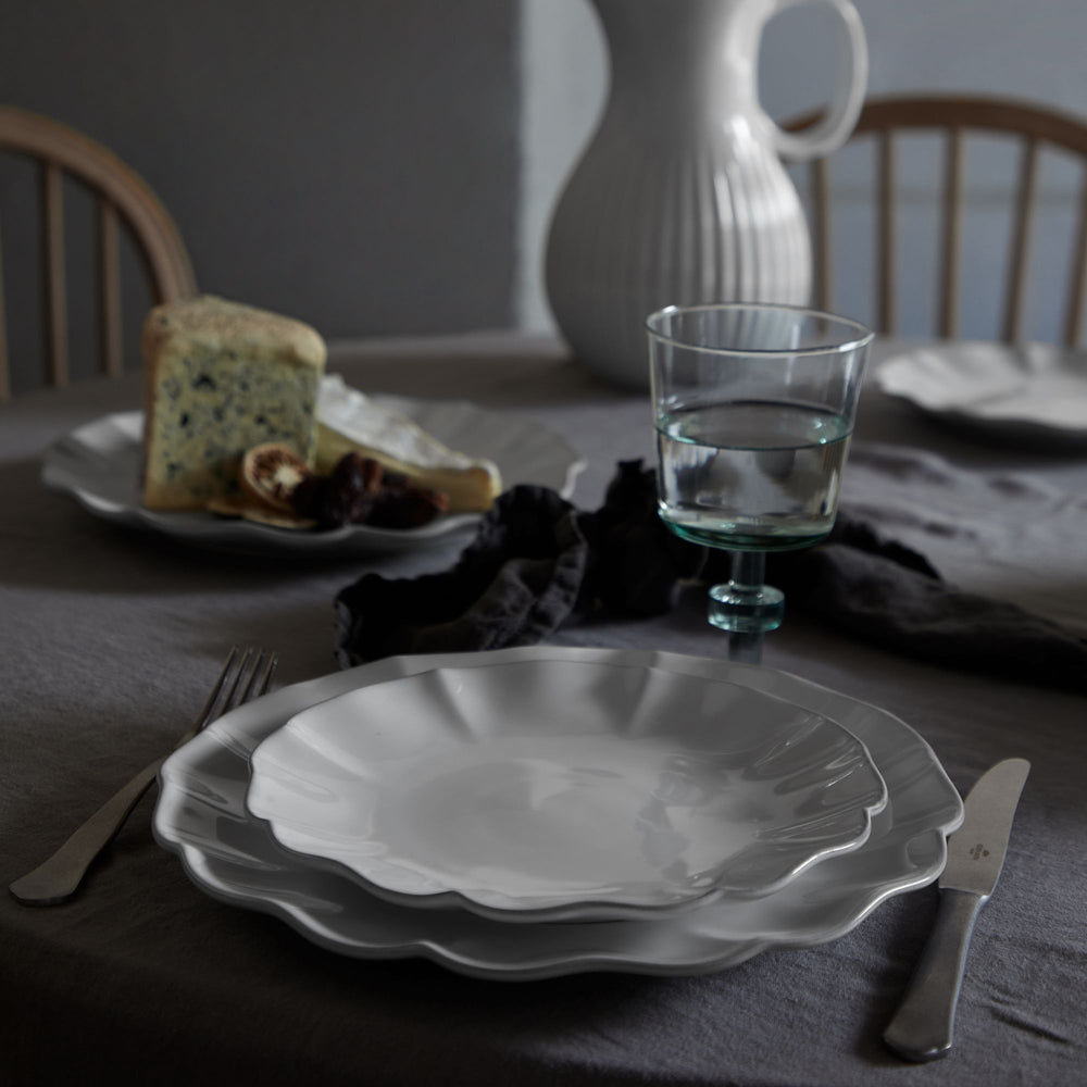 Costa Nova Morgenmadstallerkener / Desserttallerkener Rosa White ø 22 cm - 6 stk.