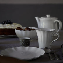 Costa Nova Serviesset Rosa White 18-delig / 6 personer - 6 dinerborden, 6 ontbijtborden & 6 diepe borden
