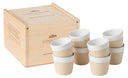 Costa Nova Espresso Kopjes Grespresso Nature Wit 80 ml - 8 stuks - Gift box