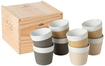 Costa Nova Kaffekopper Grespresso Nature Hvid 190 ml - 8 stk. - Gaveæske