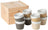 Costa Nova Kaffekopper Grespresso Nature Hvid 190 ml - 8 stk. - Gaveæske