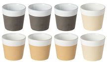 Costa Nova Kaffekopper Grespresso Nature Hvid 190 ml - 8 stk. - Gaveæske