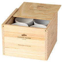 Costa Nova Espresso-kopper Grespresso Nature Hvid 80 ml - 8 stk. - Gaveæske