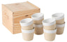 Costa Nova Koffiekopjes Grespresso Nature Wit 190 ml - 8 stuks - Gift box