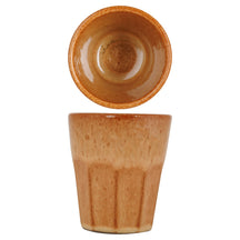 Cosy & Trendy Cappuccino Bekers Bistro Mustard Yellow 290 ml - 6 stuks