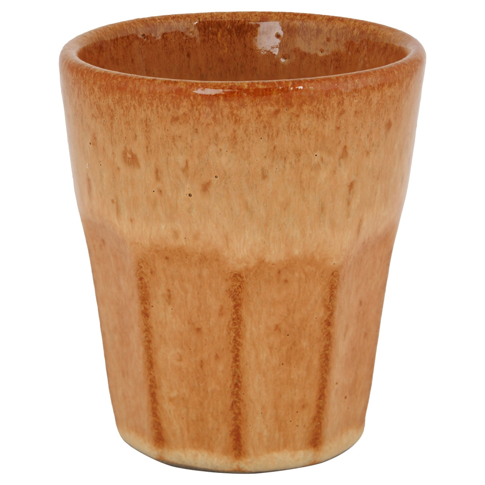 Cosy & Trendy Cappuccino Bekers Bistro Mustard Yellow 290 ml - 6 stuks