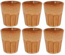 Cosy & Trendy Cappuccino Bekers Bistro Mustard Yellow 290 ml - 6 stuks