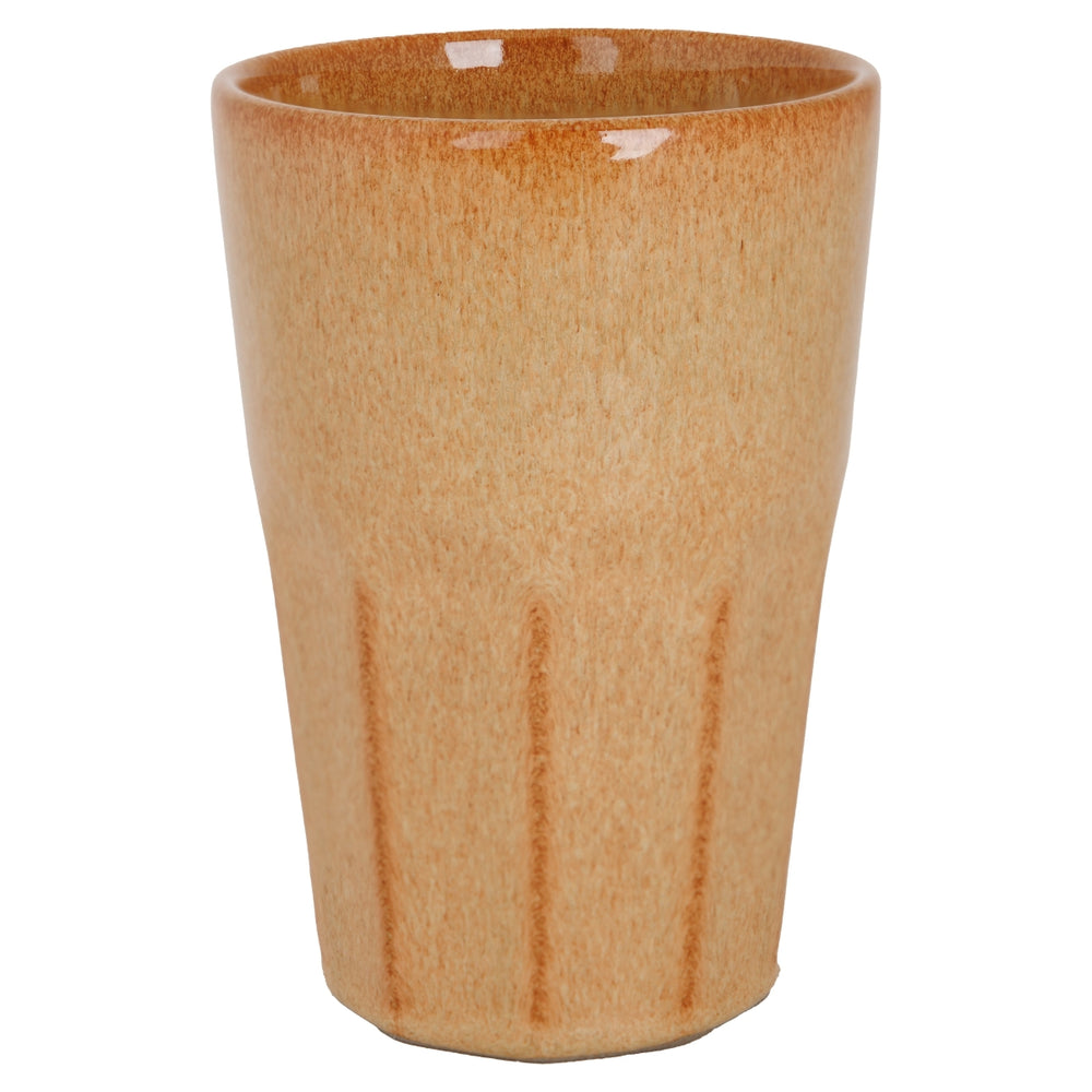 Cosy & Trendy Latte Macchiato Bekers Bistro Mustard Yellow 450 ml - 6 stuks