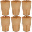 Cosy & Trendy Latte Macchiato Bekers Bistro Mustard Yellow 450 ml - 6 stuks