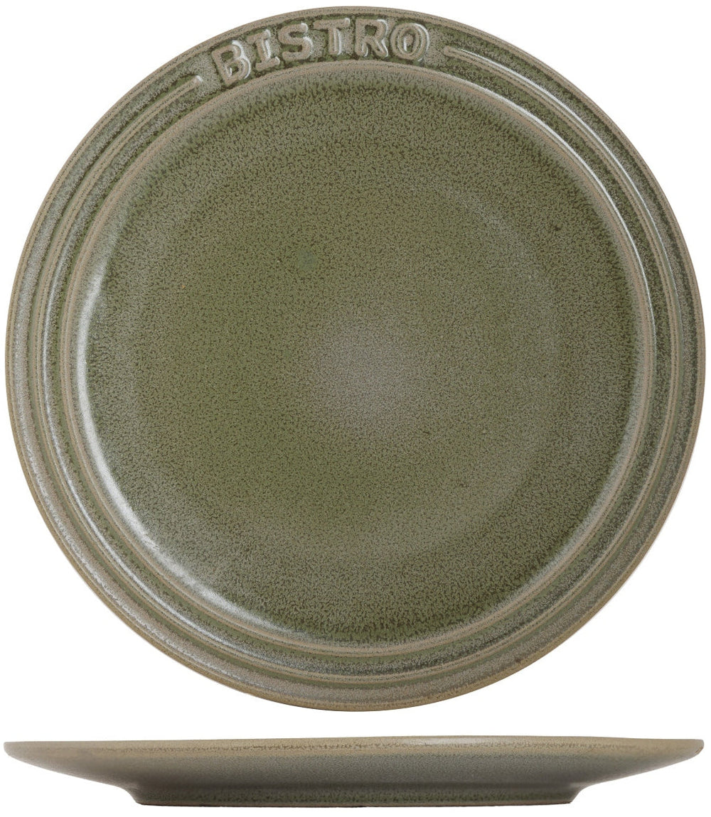 Cosy & Trendy Dinerborde Bistro Thyme Green ø 28 cm - 6 stk.