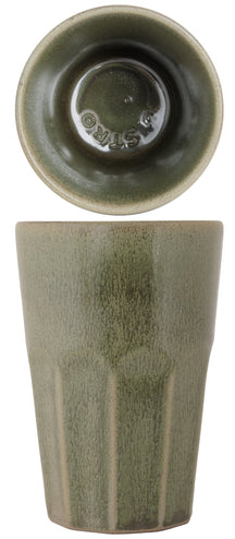 Cosy & Trendy Latte Macchiato Bekers Bistro Thyme Green 450 ml - 6 stuks