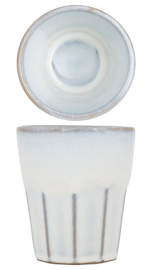 Cosy & Trendy Cappuccino Bekers Bistro Vintage White 290 ml - 6 stuks