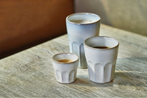 Cosy & Trendy Cappuccino Bekers Bistro Vintage White 290 ml - 6 stuks
