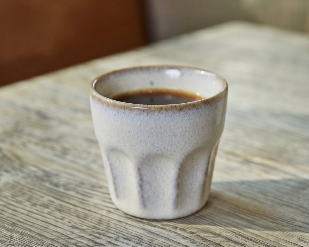 Cosy & Trendy Espresso Kopjes Bistro Vintage White 90 ml - 6 stuks