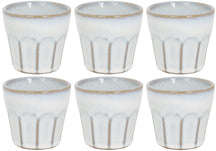 Cosy & Trendy Espresso Kopjes Bistro Vintage White 90 ml - 6 stuks