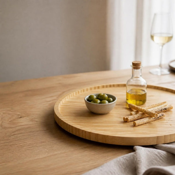 Cosy & Trendy Drejeplade / Lazy Susan Bamboe ø 30 cm