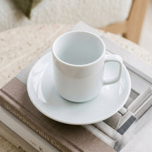 Cosy & Trendy Espressokopper med Underkopper Moon White 90 ml - 4 stk.
