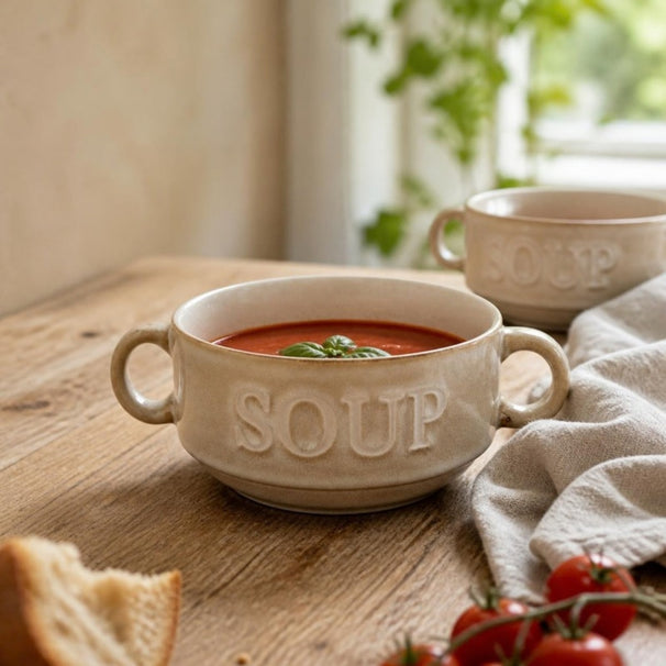 Cosy & Trendy Suppeskåle / Skåle Soup Creme ø 12 cm / 450 ml - 4 stk.