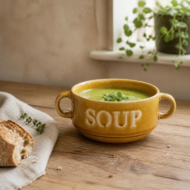 Cosy & Trendy Suppeskåle / Skåle Soup Oker ø 12 cm / 450 ml - 4 stk.