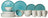 Cosy & Trendy Serviesset Laguna Azzurro 24-delig / 6 personer - 6 dinerborde, 6 kopper, 6 morgenmadstallerkener og 6 skåle