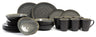 Cosy & Trendy Serviesset Organic Laguna Blue Grey 24-delig / 6 personer - 6 dinerborden, 6 bekers, 6 ontbijtborden og 6 dybe boller