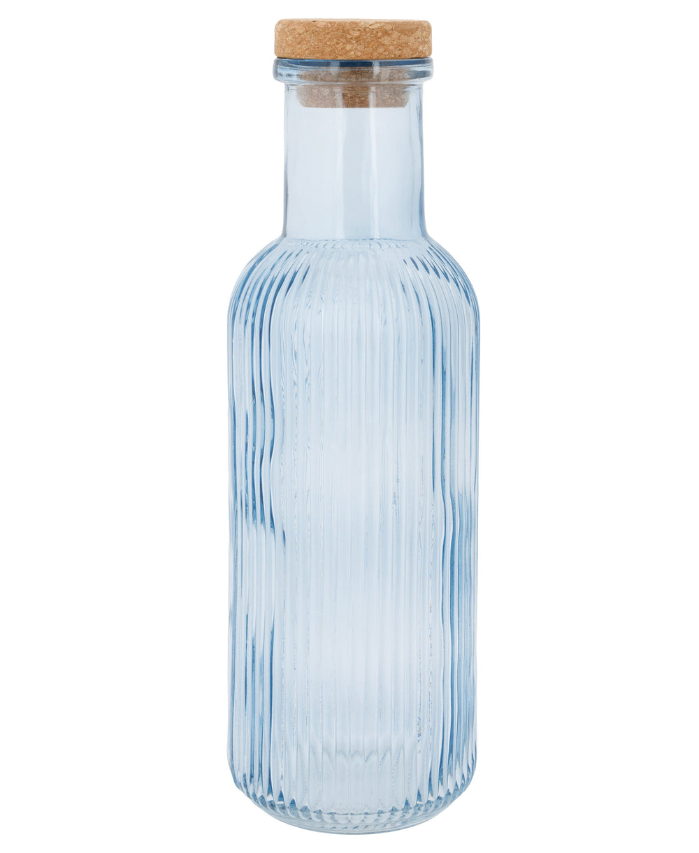 Cosy & Trendy Karaf med Kork - Vandkaraf - Raya - Blå - 1 Liter