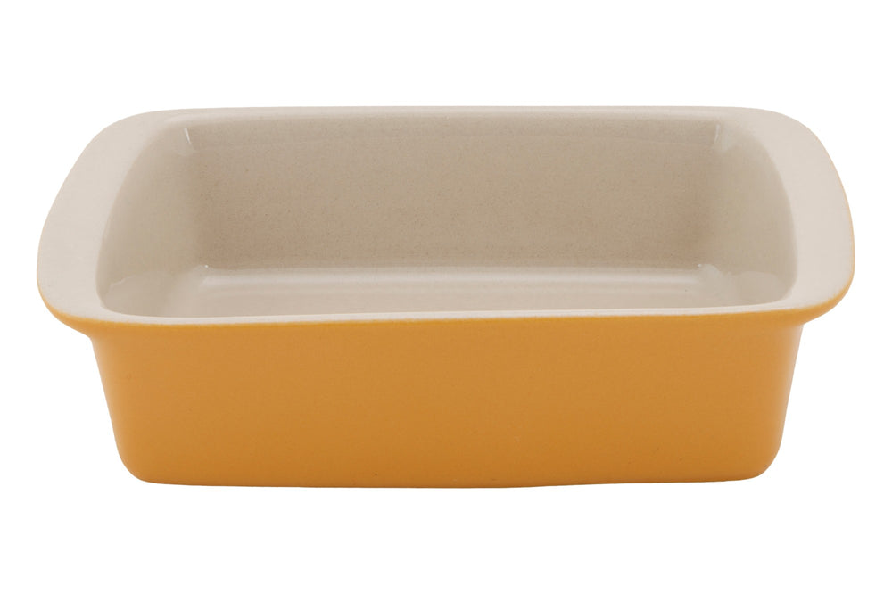 Cosy & Trendy Lille Ovenskål / Serveringsskål Aardewerk Fontestic Amber Gold - 16 x 10 x 3.5 cm / 350 ml
