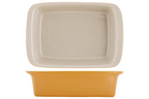 Cosy & Trendy Lille Ovenskål / Serveringsskål Aardewerk Fontestic Amber Gold - 16 x 10 x 3.5 cm / 350 ml