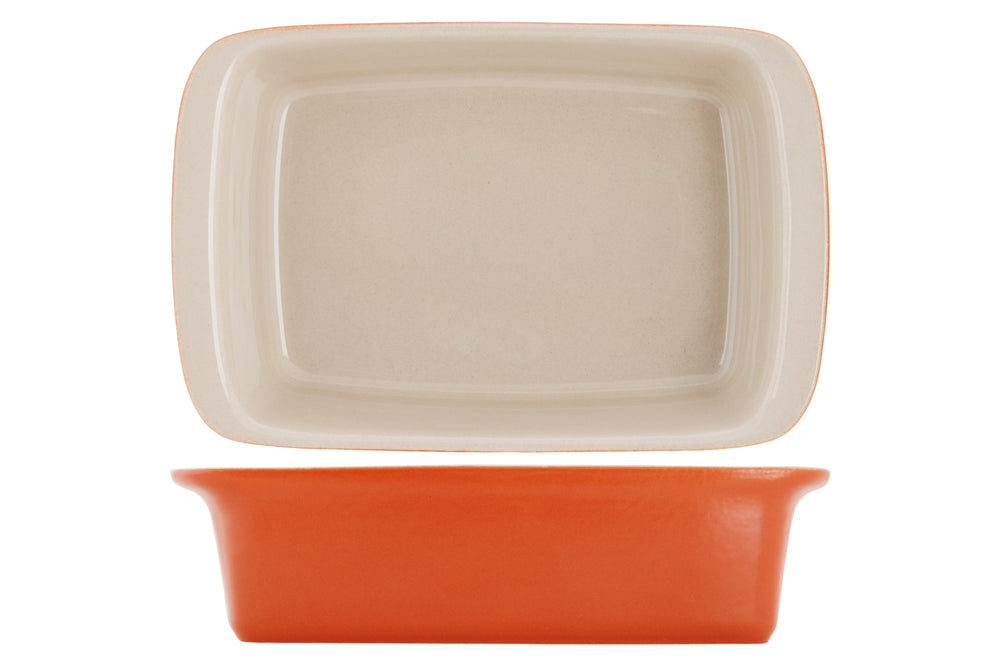 Cosy & Trendy Lille Ovenskål / Serveringsskål Aardewerk Fontestic Roest - 16 x 10 x 3.5 cm / 350 ml
