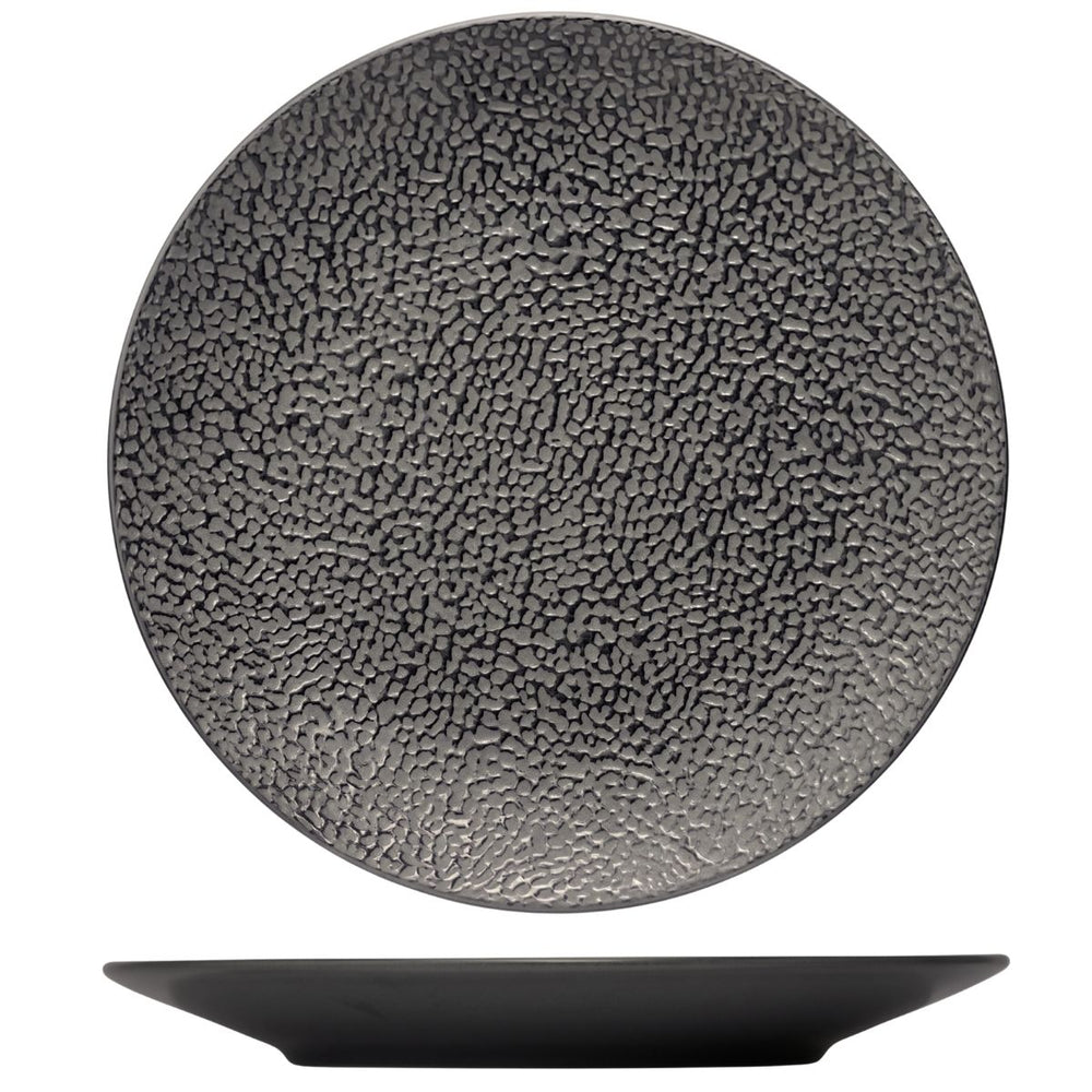 Cosy & Trendy Serviesset Candy Black 18-delig / 6 personer - 6 dinerborden, 6 ontbijtborden og 6 skåle