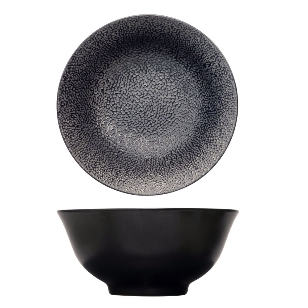 Cosy & Trendy Serviesset Candy Black 18-delig / 6 personer - 6 dinerborden, 6 ontbijtborden og 6 skåle