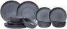 Cosy & Trendy Serviesset Kentucky Grey 12-delig / 4 personer -  4 dinerborden, 4 ontbijtborden og 4 skåle