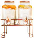 Cosy & Trendy Drankdispenser med holder - Kobber - 2 x 3 liter