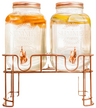 Cosy & Trendy Drankdispenser med holder - Kobber - 2 x 3 liter