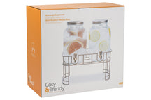 Cosy & Trendy Drankdispenser med holder - Kobber - 2 x 3 liter