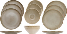 Cosy & Trendy Serviesset Conico 12-delig / 4 personer - 4 dinerborden, 4 dessertborden og 4 skåle