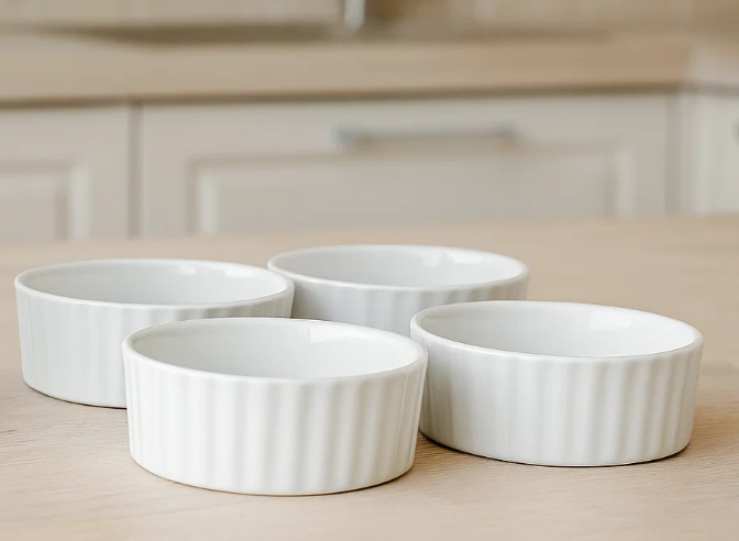 Cosy & Trendy Ramekins / Soufflébakje / Creme Brulee Skåle - ø 12 cm - 4 Stykker